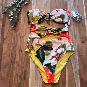 Women’s aerie, one-piece cut out bathing suit